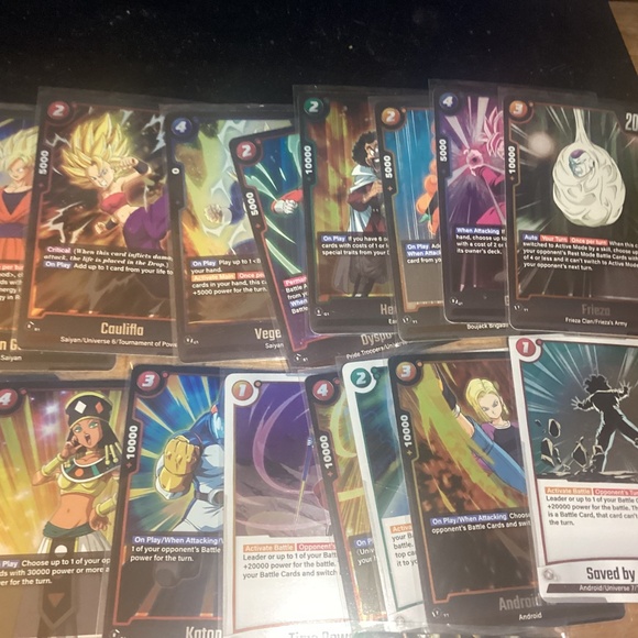 78 Dragon Ball foil card lot of 78 foil cards - Picture 8 of 16